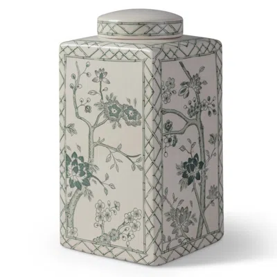 Port 68 Jardin Green Jar Medium In Multi