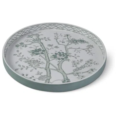 Port 68 Jardin Green Tray In Multi