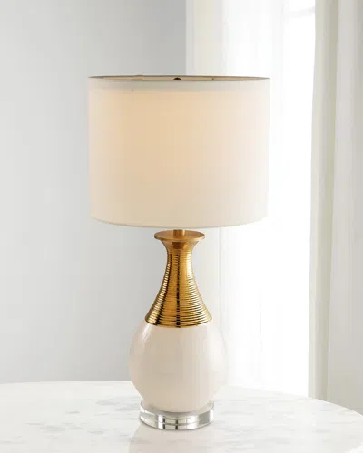 Port 68 Jenny Cream Lamp In White