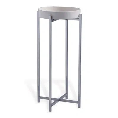 Port 68 Jody Tray Top Cross Legs End Table In Cream