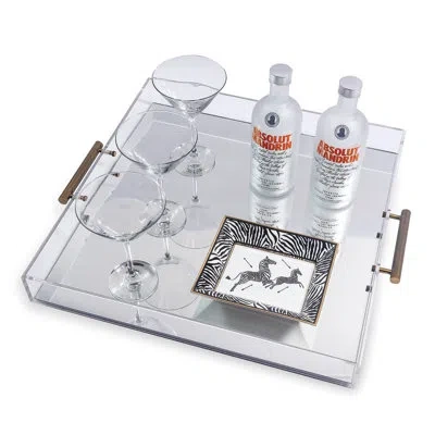 Port 68 Katherine Acrylic Tray In Clear