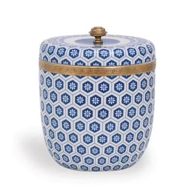 Port 68 Kenilworth Porcelain China Decorative Box In Blue
