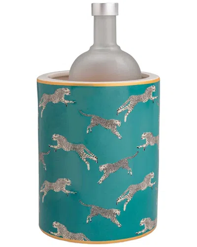 Port 68 Leaping Cheetah Ice Bucket In Green