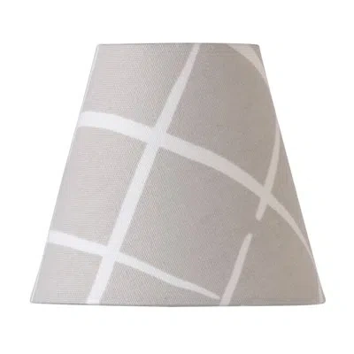 Port 68 Madcap Cottage 5" H X 5.5" W Cotton Drum Lamp Shade ( Clip On ) In Taupe