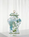 Port 68 Madcap Cottage Canton Jar In Celadon In Celadon
