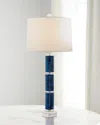 Port 68 Malachite Lamp In Blue