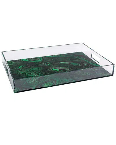 Port 68 Malachite Tray In Green