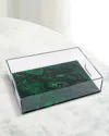 Port 68 Malachite Tray In Green