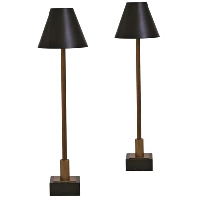 Port 68 Marais 29" High Aged Brass Buffet Table Lamps Set Of 2