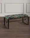Port 68 Medallion Double Safari Bench In Multi