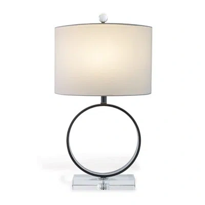 Port 68 Megan Crystal Lamp In Light Beige,clear,bronze