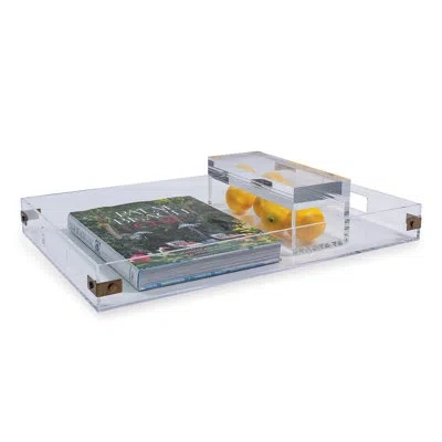 Port 68 Milan Acrylic Tray In Clear