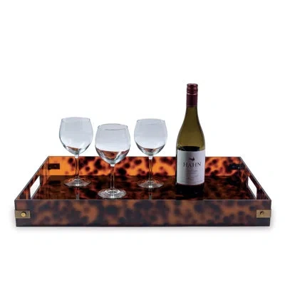 Port 68 Milan Acrylic Tray In Tortoise