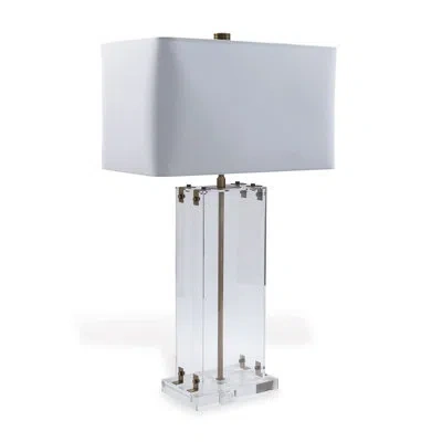 Port 68 Milan Tortoise Lamp 33"h In Clear