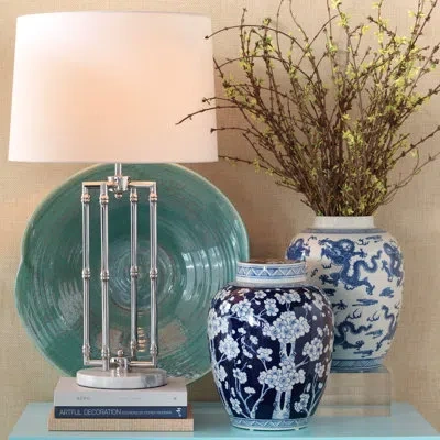 Port 68 Miramar 33" Brown Table Lamp