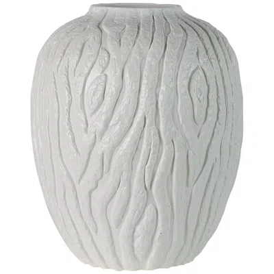 Port 68 Montana 14" High Matte White Decorative Vase