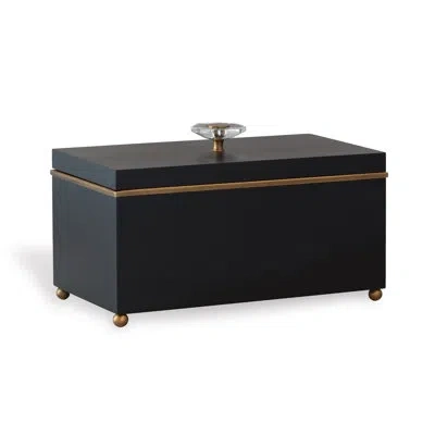 Port 68 Naples Decorative Box In Black