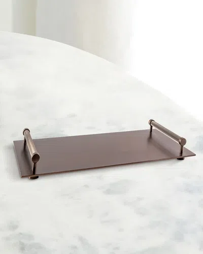 Port 68 Parliament Aged Brass Tray In Bronze