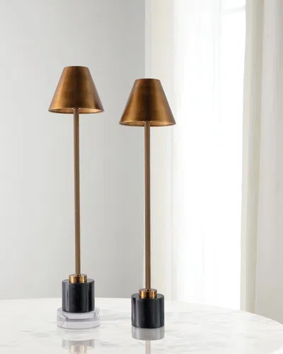 Port 68 Parliament Buffet Brass Lamps, Set Of 2 In Muti