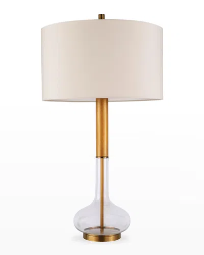 Port 68 Powell Glass Lamp In Gold