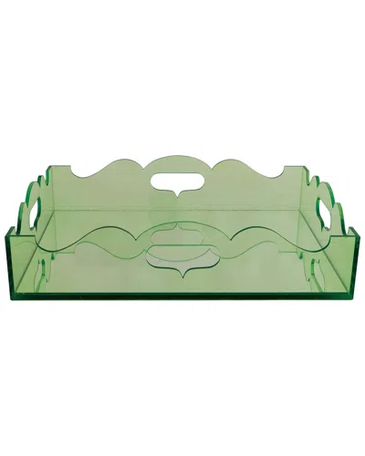 Port 68 Queen Anne Tray In Green