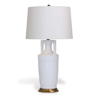 Port 68 Regency 34" White Table Lamp