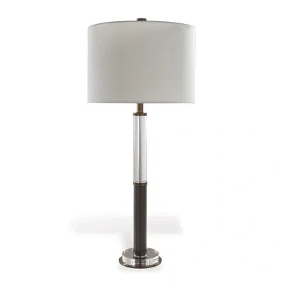 Port 68 Reynolds Crystal Lamp In Light Beige,clear,bronze
