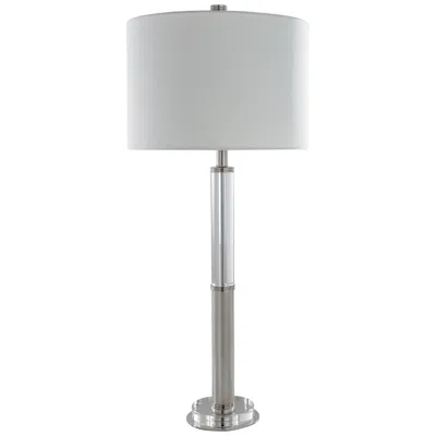 Port 68 Reynolds Polished Nickel Metal Table Lamp