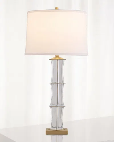 Port 68 Rivoli Crystal Lamp In Metallic