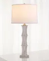 Port 68 Rivoli Crystal Lamp In Metallic