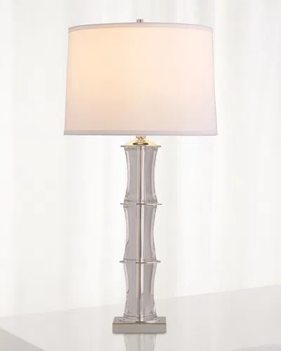 Port 68 Rivoli Crystal Lamp In Metallic