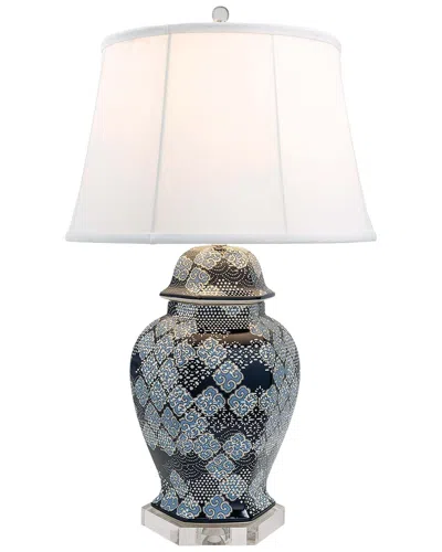 Port 68 Round Hill Hex Lamp In Black