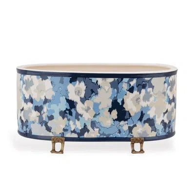 Port 68 Rousham Ceramic Pot Planter In Blue