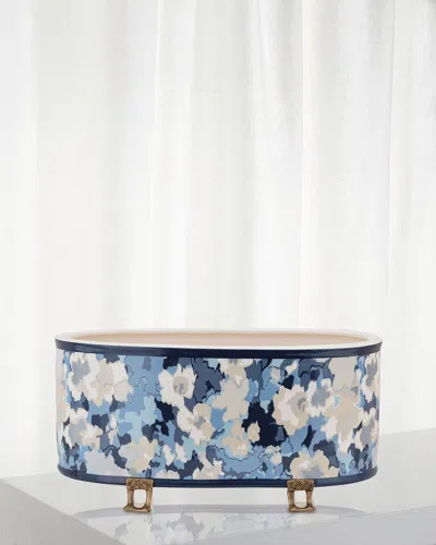 Port 68 Rousham Oval Planter In Blue