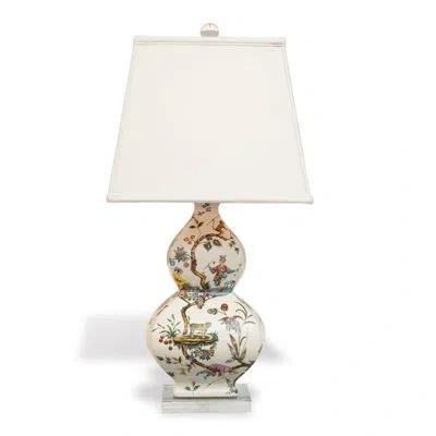 Port 68 Scalamandre 31" White/green Table Lamp In Multi