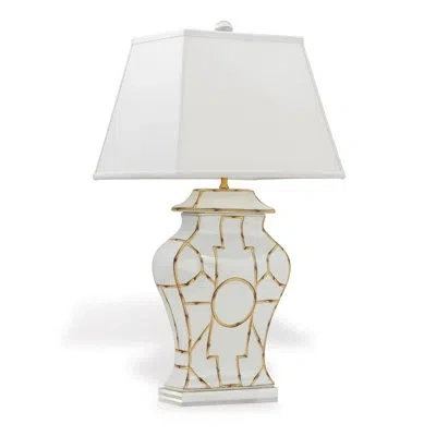 Port 68 Scalamandre 33" Table Lamp In White