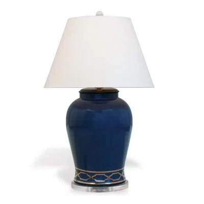 Port 68 Scalamandre 35" Table Lamp In Indigo