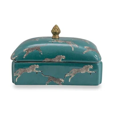 Port 68 Leaping Cheetah Box In Green
