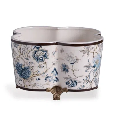 Port 68 Scalamandre Porcelain Pot Planter