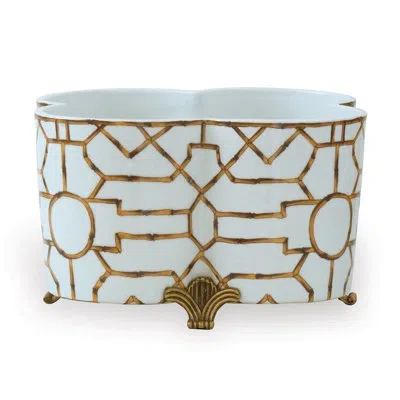 Port 68 Scalamandre Porcelain Pot Planter