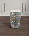 Port 68 Sea Of Trees 20" Garden Stool In Multi