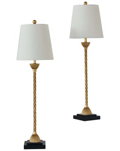 Port 68 Set Of 2 Delfern Buffet Lamps In White