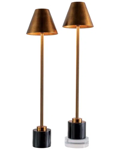 Port 68 Set Of 2 Parliament Buffet Lamps In Multi