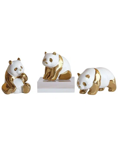 Port 68 Set Of 3 Panda Objects In Multi