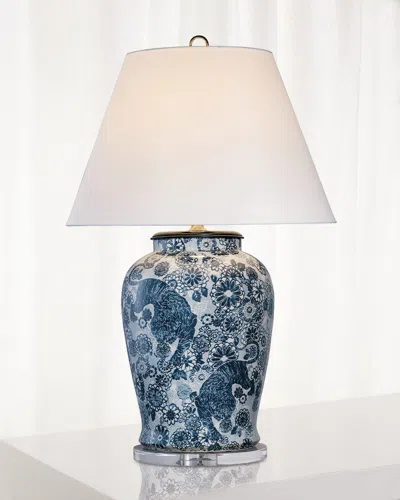 Port 68 Siberian Tiger Lamp In Blue