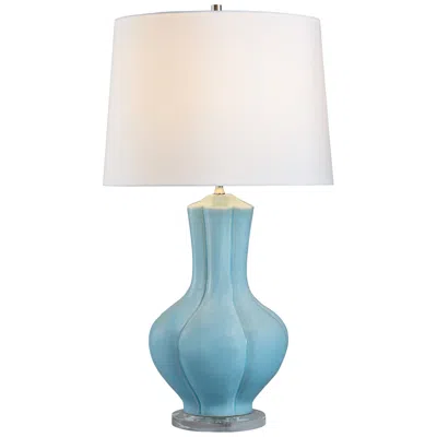 Port 68 Southampton Sky Blue Porcelain Vase Table Lamp