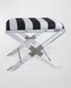 Port 68 Stripe Cross Bench