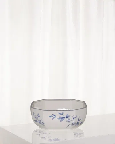 Port 68 Temba Bowl, Blue In White