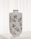Port 68 Temba Large Vase, Brown In White