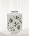 Port 68 Temba Medium Vase, Brown In Brown/white